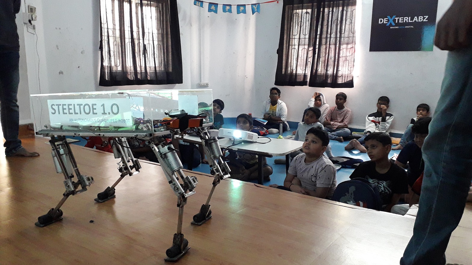 Autonomous-Quadruped-Robot-workshop-by-team-automatons